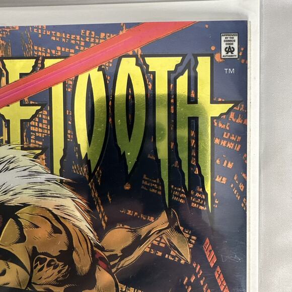 Sabretooth Special Vol. 1 #1 Jan 1995 Chrome Foil-Wrap Cover Marvel NM - Picture 3 of 8